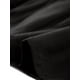 thumbnail image 5 of Top peplum Allegra K para mujer Blusa con cintura fruncida de media manga Negro XL, 5 of 5