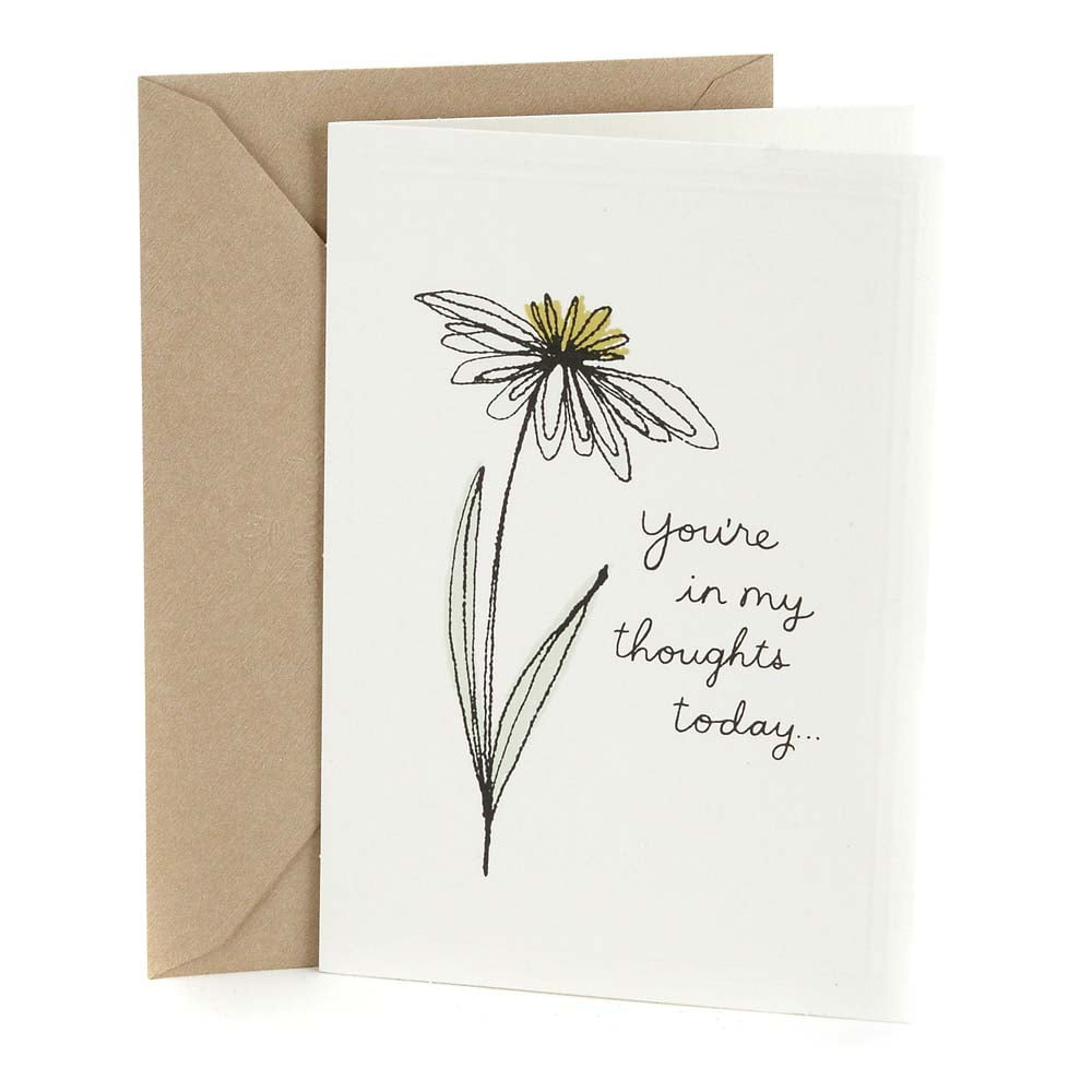 Hallmark In My Thoughts Sympathy Greeting Card Walmart Com