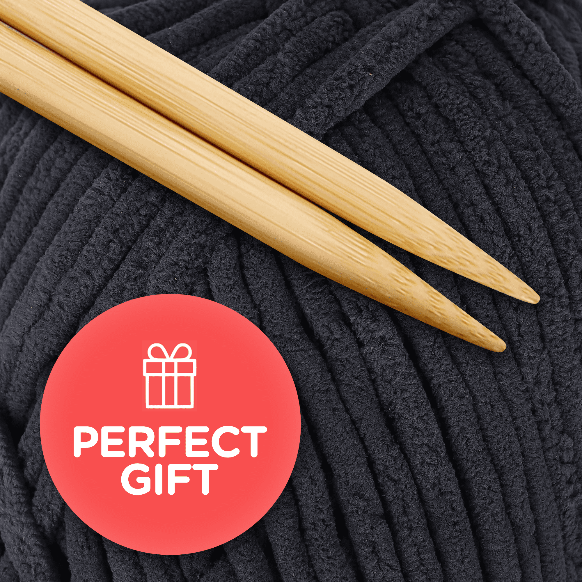 Chunky Blanket Yarn for Knitting 437 yd. 28 oz. (800 g) & Crocheting, Thick Yarn Balls , Circular Knitting Needle, Crochet Hooks, Measuring Tape, Scissors, Pins, Blunt Metal Needles, Manual (Iron)