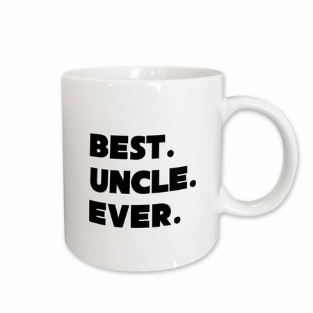 

3dRose Best Uncle Ever Ceramic Mug 11-ounce