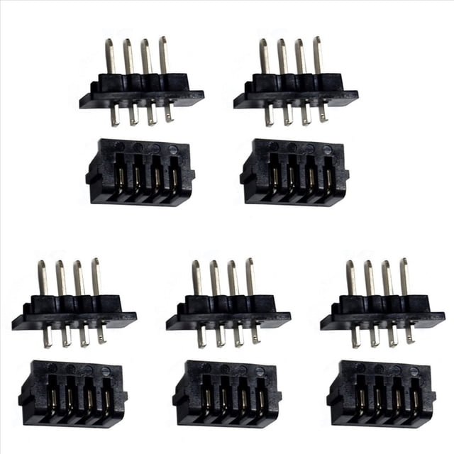 5 Par de Conectores de Descarga de Energía de Batería de Bicicleta Eléctrica, Conector Macho y Hembra de , Base/Placa de Batería de Repuesto para Hailong