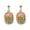 E6293, variant on Oil Painting Flower Ear Studs Ear Accessories Alloy Texture Women Pendiente Simple Earring Suitable for Everyday Wear