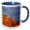 Blue/White, variant on 3drose, Fisher Towers in Evening Light Near Moab, Utah, Usa - Us45 Cha0294 - Chuck Haney, 11oz Two-tone Yellow Mug