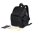thumbnail image 1 of insular Mochila multifuncional Insular para mamá, impermeable y de gran capacidad, diseño ergonómico con correas acolchadas, ideal para organizar artículos de bebé y personales, color negro., 1 of 6