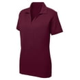 thumbnail image 1 of Gravity Threads Polo en Maille pour Femmes - Bordeaux - 2TG, 1 of 1