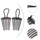 thumbnail image 3 of 4 unids Estilos Simples Fuente Flip Peine Del Pelo Ponytail Tocado Accesorios Para el Cabello Ponytail Horquilla Decoración y Café, 3 of 7