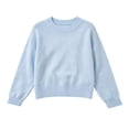 thumbnail image 3 of KyCheLot Boys' Girls' Knitted Sweaters Solid Color Crew Neck Long Sleeve Pullover Sweaters Comfy Everyday Tops, 3 of 6
