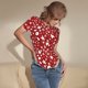 thumbnail image 3 of Fotbe Red Christmas Cheer. Body de Mujer con Cuello Redondo y Mangas Cortas, Sin Mangas Ajustado, Suave, Cómodo y Básico-Medium, 3 of 7