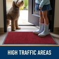 thumbnail image 7 of Buganda Door Mats for Inside, Heavy Duty Low Profile Entrance Mat, Suitable for High Traffic Areas, 17x29.5, Wine Red, 7 of 7