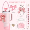 thumbnail image 4 of Set de accesorios Wututir Fit para Stanley Cup de 1,2 L y 900 ml, color rosa, 4 of 7