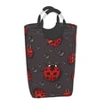 thumbnail image 2 of KLL Red Ladybugs On Dark Background Laundry Hamper,Large Canvas Fabric Lightweight Storage Basket Toy Organizer Dirty Clothes Collapsible Waterproof, 2 of 6