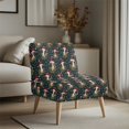 thumbnail image 3 of HELLHERO Christmas Calf Breathable Armless Accent Chair Cover with Stain Protection, Elastic Armless Accent Chair Protector, 3 of 8
