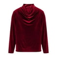 thumbnail image 4 of Betivan Men's Elastic Velvet Top Casual Slim Fit Basic Tops Knitted Lightweight Turtleneck Pullover Sweater, 4 of 9