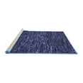 thumbnail image 2 of Ahgly Company Machine Washable Indoor Rectangle Abstract Blue Modern Area Rugs, 5' x 7', 2 of 4