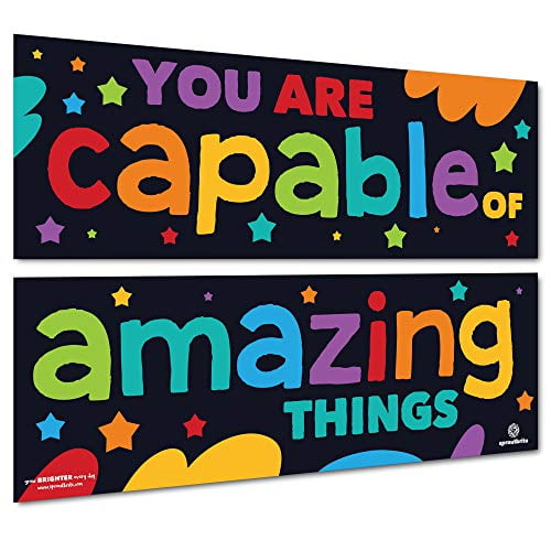 Posters and Banners for Teachers Sproutbrite Classroom Decorations Bulletin Board and Wall Decor for Pre School Elementary and Middle School 