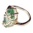 thumbnail image 1 of Visland Transparent Rhinestone Ring Emerald Faux Gemstone Dragonfly Decor Ring for Wedding, 1 of 7