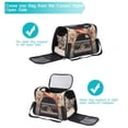 thumbnail image 5 of Fish Premium 900D Oxford Fabric Pet Bag with Sherpa Base & Nylon Webbing - 17x10x11.8 in - Ideal for Traveling and Everyday Use - Black, 5 of 7