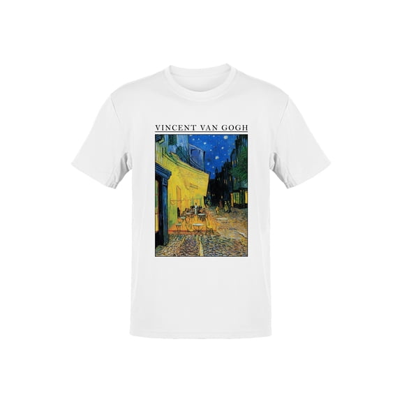 Van Gogh's Starry Night Cafe Men's T-shirt