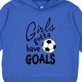 thumbnail image 3 of Inktastic Girls Gotta Have Goals Soccer Toddler Hoodie, 3 of 4