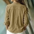 thumbnail image 6 of Oksale Womens V Neck Cardigan Button Front Corduroy Jacket Dressy Casual Long Sleeve Sweater Cardigans Fall Winter Clothes Khaki S, 6 of 8