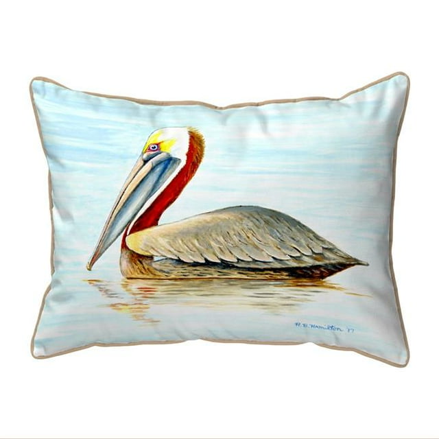 Betsy Drake SN807 11 x 14 Po Pélican d'Été Petit Oreiller d'Extérieur