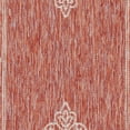 thumbnail image 5 of SAFAVIEH Courtyard Delbet Distressed Medallion Indoor/Outdoor Runner, 2'3" x 8', Rust/Ivory, 5 of 6