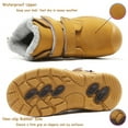 thumbnail image 5 of Stepedia Waterproof Snow Boots for Kids Boys Girls Insulated Winter Boots with Faux Fur, Yellow, 5 of 8