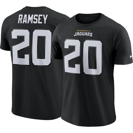 UPC 091203934438 product image for Nike Men's Jacksonville Jaguars Jalen Ramsey #20 Pride Black T-Shirt | upcitemdb.com