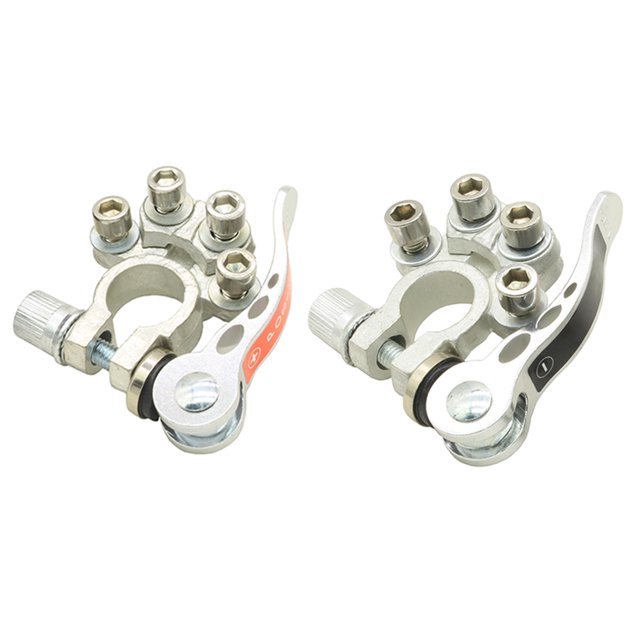 CARTTOU Car Battery Terminal Connector Porous Tin-Plated Brass Battery Connector Car Accessories