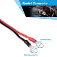 thumbnail image 4 of 2 pinzas de cocodrilo de 30 A, cable puente de 1 m para cargador de batería de coche, 12 V y 24 V, 4 of 5