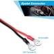 thumbnail image 4 of 2 pinzas de cocodrilo de 30 A, cable puente de 1 m para cargador de batería de coche, 12 V y 24 V, 4 of 5