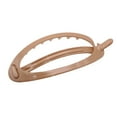 thumbnail image 2 of Parcelona French Plain Oval Simple Large Metal Free Hair Barrette for Women, 2 of 62