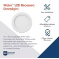 thumbnail image 2 of Lithonia Lighting WF6LED 27K30K35K 90CRI MW M6 6" LED Wafer Light, Selectable, 2 of 4