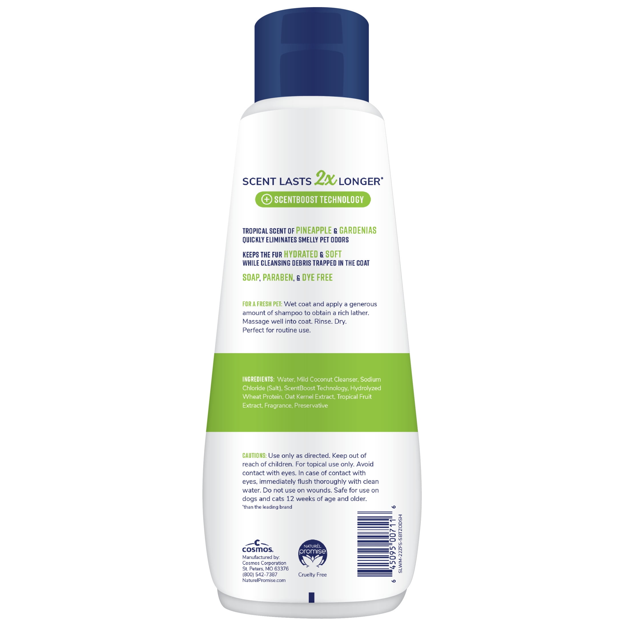 Naturel Promise Fresh & Soothing Odor Defense Dog Shampoo - Tropical Breeze, 22 fl oz Bottle