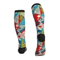 thumbnail image 2 of Bixox Japanese Koi Print Compression Socks,Compression Socks Women & Men Circulation for Medical,Running,Athletic, 2 of 7