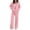 Pink #21, variant on Evdexr Sweatsuits Womens 2 Piece Outfits Long Sleeve Zip Up Hooded & Pants Sweatshirts Lounge Set 2026 Fall Solid Workout Lounge Outfits with Pockets L