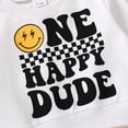 thumbnail image 5 of Younger Tree 1st Birthday Outfit Boy Winter Smile Cool Long Sleeve Sweatshirt Clothes Set Gift for 18-24 Months, 5 of 7