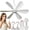 C-Kit, variant on 2026 Collapsible Ceiling Fan, Portable Usb Ceiling Fans Hanging, 6 Blades Lightweight and Quiet USB Mini CeilingFan, 4 Speeds Remote Speed Control for Camping (A-Kit)