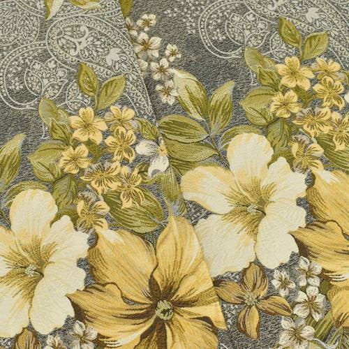Er Yellow Gray Multi Fl Jacquard Home Decorating Fabric By The Yard Com - Yellow Home Decor Fabric Er Yellow Gray Multi Fl Jacquard Home Decorating Fabric By The Yard Com - Yellow Home Decor Fabric