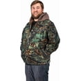 thumbnail image 2 of TrailCrest Men's Warm Sherpa Lined Hoodie Fleece Shirt Jacket, Classic Zip Up Camouflaged, XL, 2 of 7