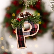 Nkmbld Christmas 26 Letters Decorations, Personalized Diy Christmas Ornaments Christmas Decoration Xmas Tree Hanging Decor