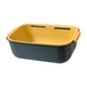 thumbnail image 2 of Escurri telescópico de doble capa, suministros de cocina desmontables, retráctil con , cesta para lavar , cola de alimentos Azul amarillo perfecl Cesta de drenaje, 2 of 8