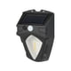 thumbnail image 2 of Lámpara solar de pared para exteriores con sensor de movimiento, LED blanco cálido, resistente al agua IP65, material ABS ignífugo negro para jardín, patio, cerca (1 unidad), 2 of 7
