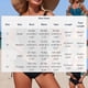 thumbnail image 3 of Trajes de baño Amzcrzy Tankini para mujer, traje de baño de control de abdomen, bikini de mujer de color sólido a juego con bolsillo, bañador deportivo Tangini dividido, traje de baño negro, L, 3 of 9
