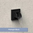 thumbnail image 2 of Marcello Square Pool & Fountain Water Feature Spout (Midnight Black), 2 of 9