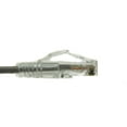 thumbnail image 3 of Slim Cat6a Gray Copper Ethernet Cable, 10 Gigabit, 500 MHz, Snagless/Molded Boot, POE Compliant, 25 foot, 3 of 5