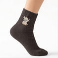 thumbnail image 6 of WEGFTDUOP Women's Winter Thick Warm Mid-Tube Socks Wool Polyester Elastic Cute Australian Fleece Home Indoor Outdoor Floor Wear Moisture-Wicking Odor-Resistant Footwear, 6 of 6