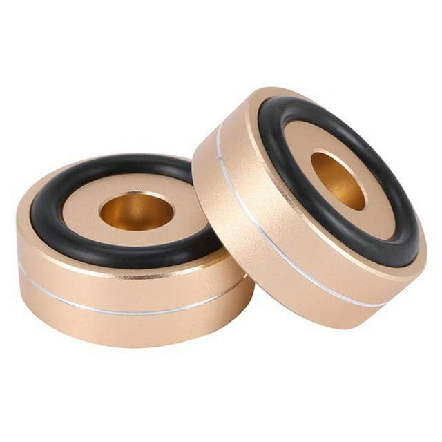 8 Pcs Coussin d'Isolation pour Haut-Parleur en Aluminium Base d'Amplificateur Audio Accessoires Audio Absorbant les Chocs