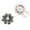 Gray, variant on Stylish 25mm Circular Glass Cufflinks Ideal For Gifts And Special Occasions Shirt Accessories