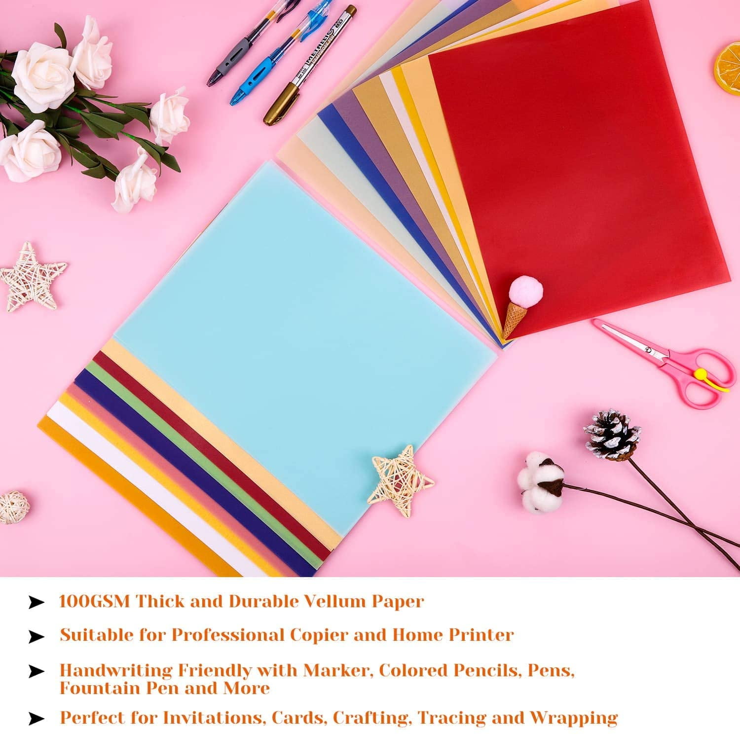 Strathmore Translucent Ink Jet Vellum 8.5"X11" 20/Pkg